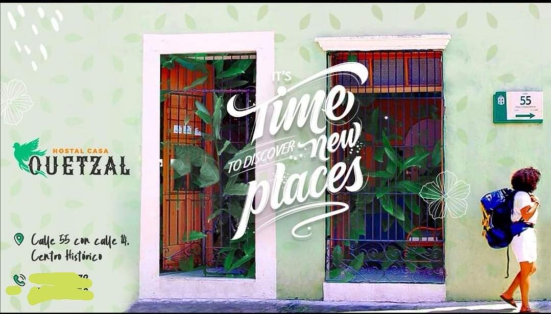 Hostel Casa Quetzal カンペチェ エクステリア 写真
